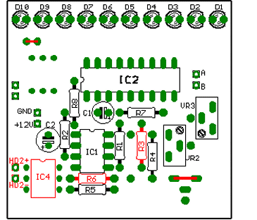 HDD Activity Meter The Circuit